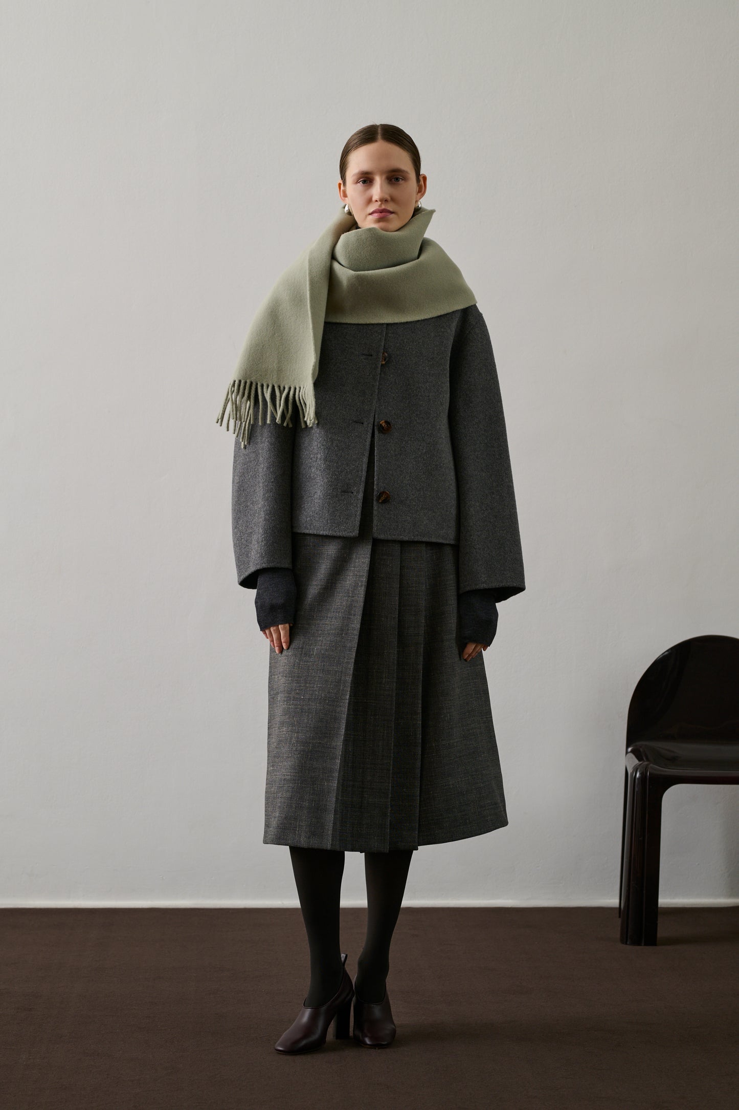 Jupe Varna - Gris Chiné - Femme