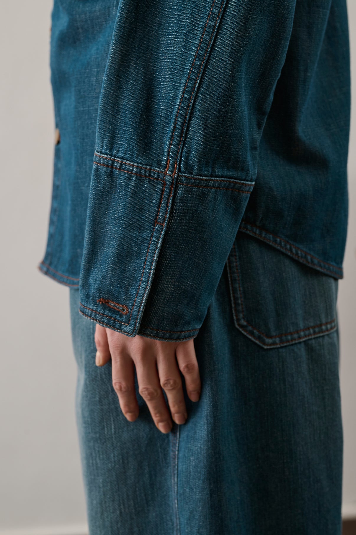 Chemise Garance - Bleu/Vert - Femme vue 6