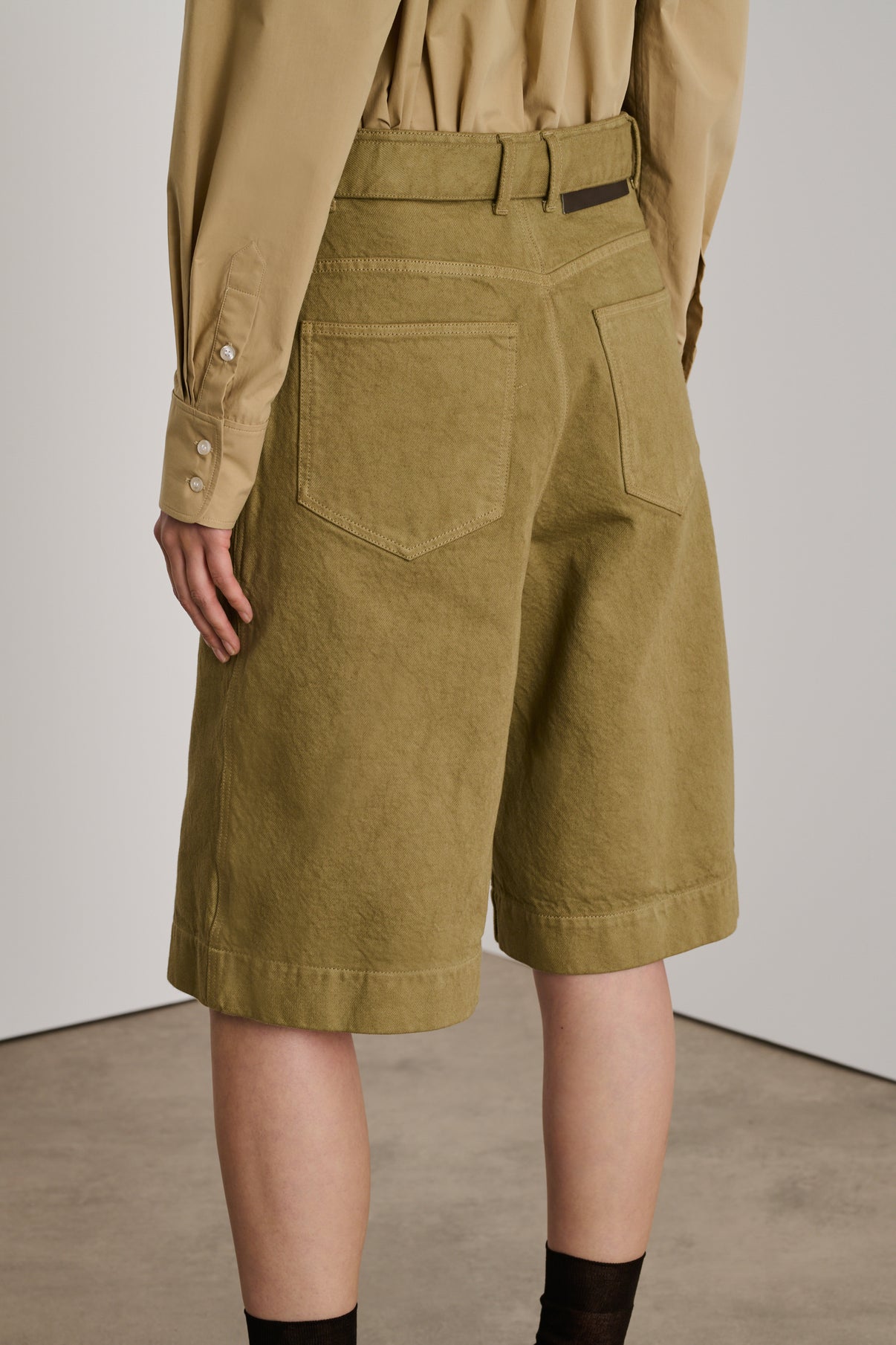Bermuda Ethan - Beige - Coton - Femme vue 5