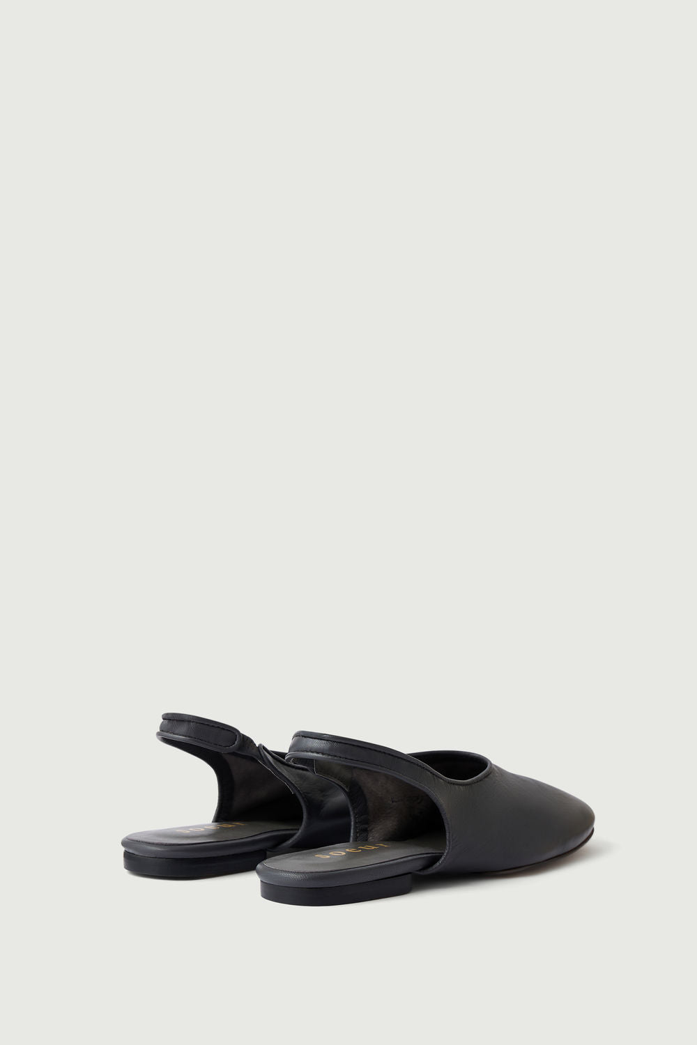 Slingbacks Emmett - Gris Anthracite - Cuir - Femme vue 6