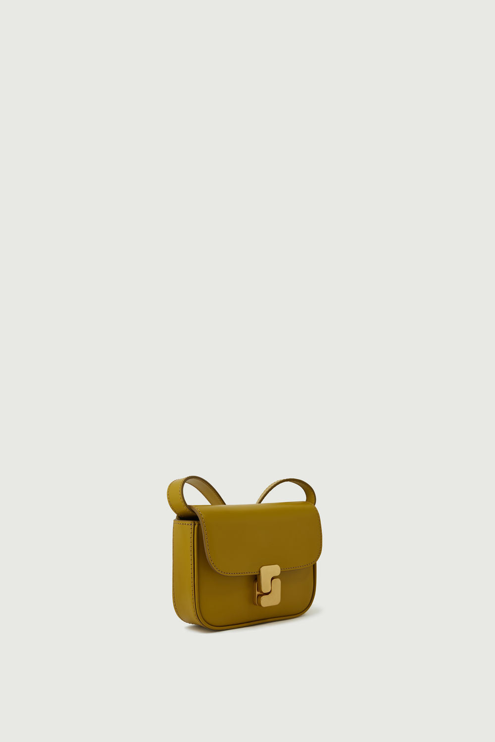 Sac Bell Very Mini - Moutarde - Cuir - Femme vue 3